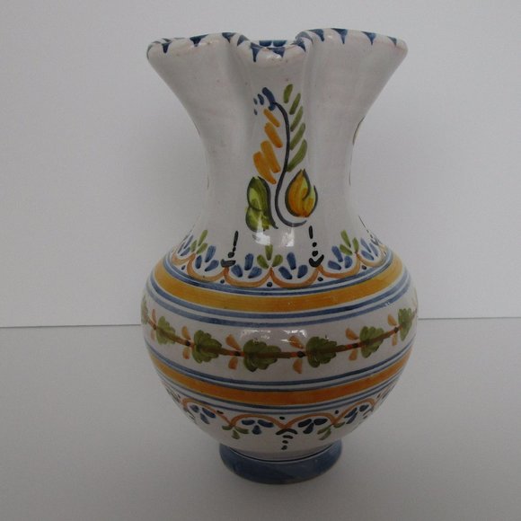Talavera Art Rare Vintage Talavera Pottery Pitcher Signed Mave